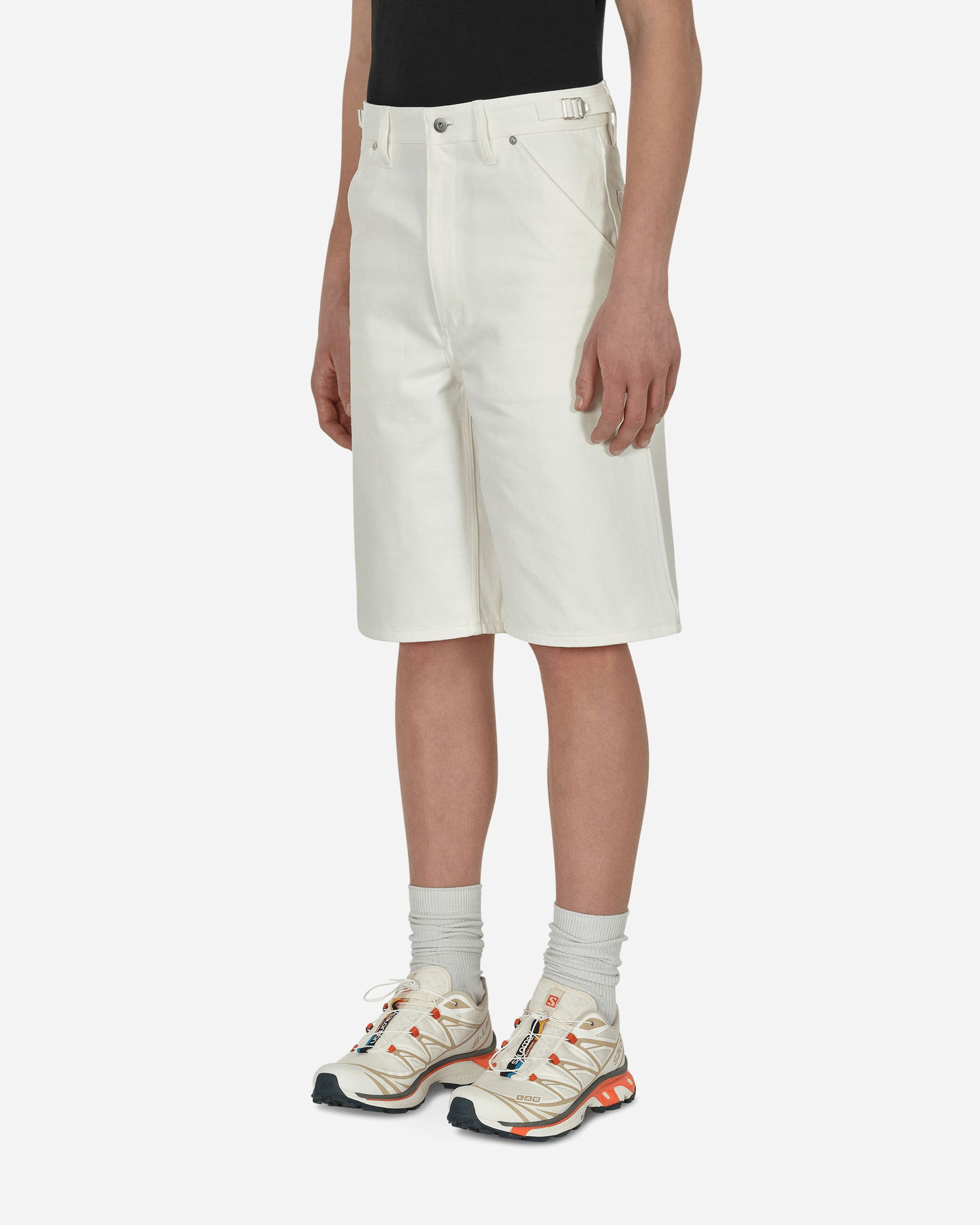 Къси панталони Jil Sander Denim Shorts Бяло | JPUU663168-MU246300 102, 1
