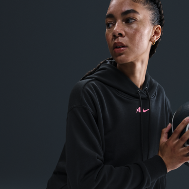 Суитчър Nike A'ja Wilson Cropped Basketball Hoodie Черно | HM7707-011, 2