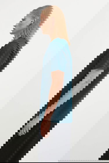 Тениска Carhartt WIP Short Sleeve Pocket T-Shirt Тюркоазено | I030434.0AUXX, 1