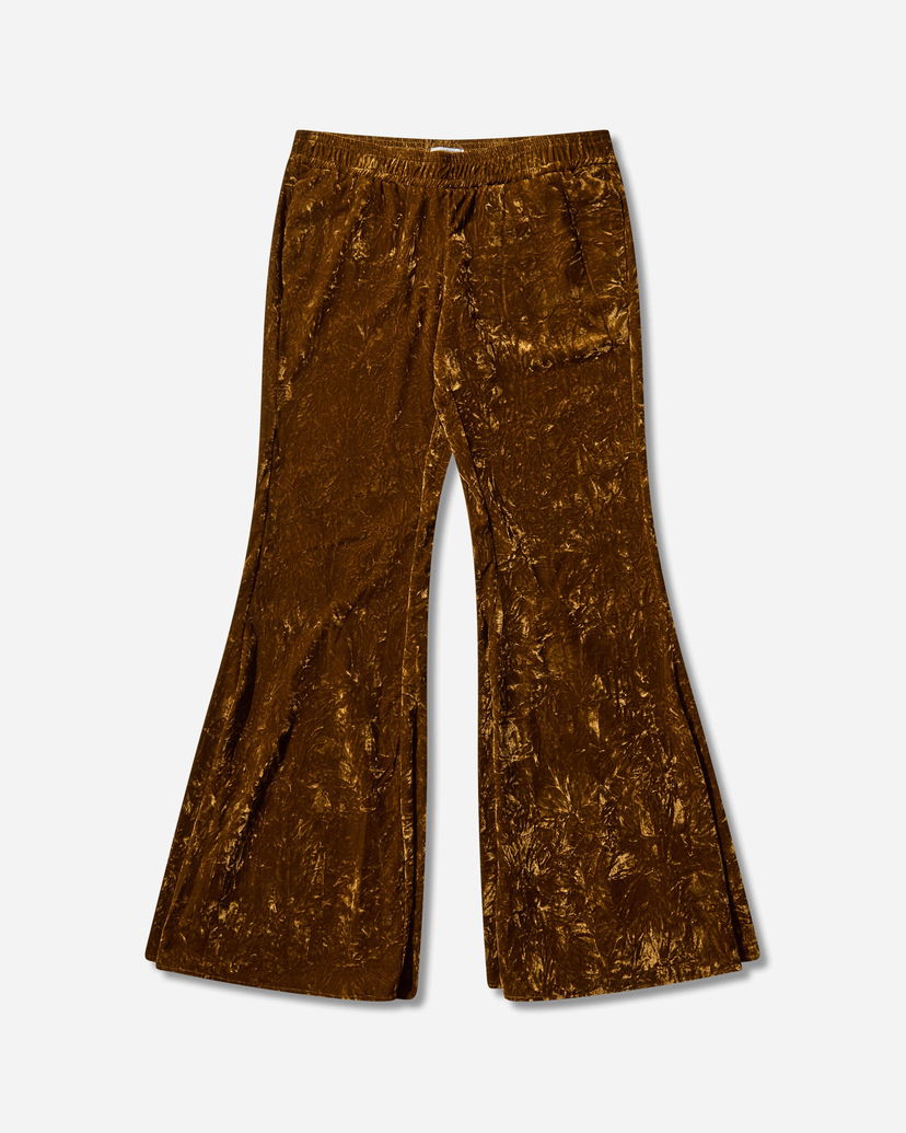 Панталони GUESS Velour Flare Pants Кафяво | W5BQ05W0260 G1EM