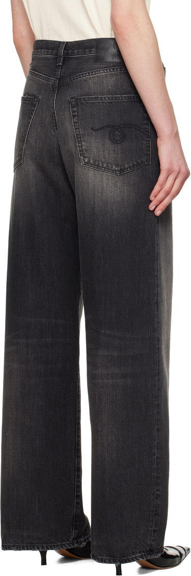 Дънки R13 R13 D'Arcy Loose Jeans Черно | R13WD038-D284A, 2