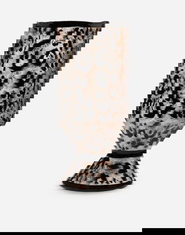 Домашен декор Dolce & Gabbana Dolce & Gabbana Outdoor Large Leopard Print Vase Многоцветен | TCC032TCAC1UL003, 0