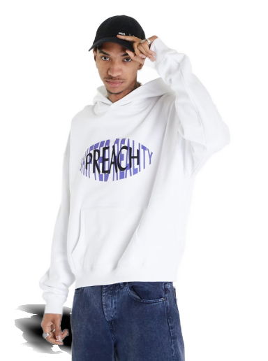 Суитчър PREACH Oversized Shifted Reality Logo H GOTS Бяло | 206245 1