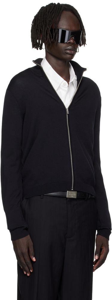 Пуловер Acne Studios Zip Up Cardigan Черно | B60365-, 1