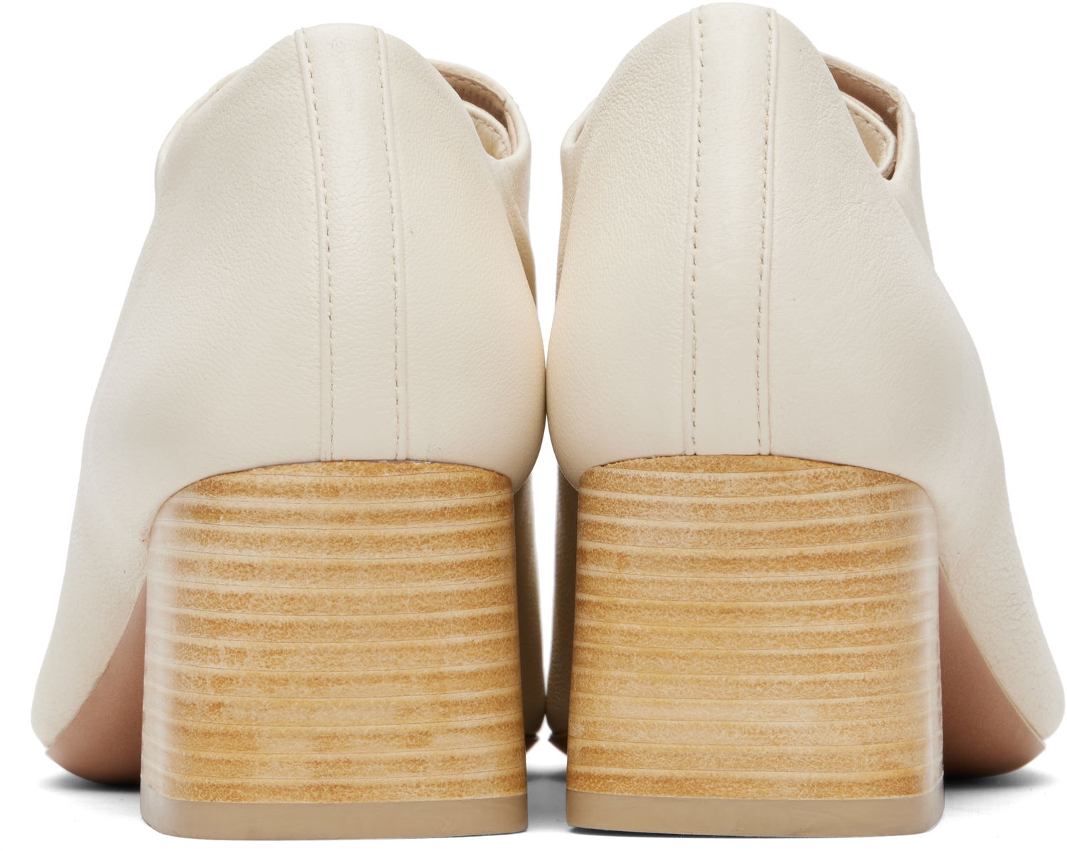 Бижута LEMAIRE LEMAIRE Souris Classic 55 Derby Heels Бяло | FO0246 LL0070, 1