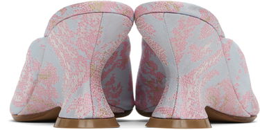 Грижа за обувките Dries Van Noten Dries Van Noten Open-Toe Jacquard Mules Оранжево
 | WS251-1561-730, 4