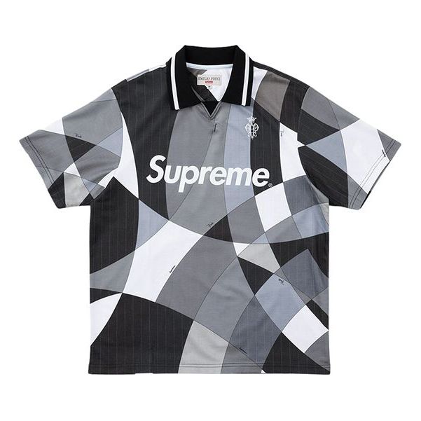 Поло тениска Supreme Emilio Pucci Soccer Jersey Polo Черно | SUP-SS21-782