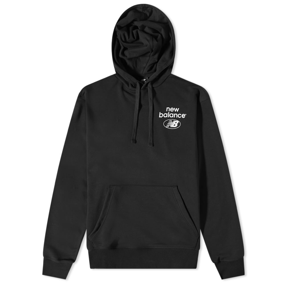 Суитчър New Balance Essentials Hoody Черно | MT31514-BK, 0
