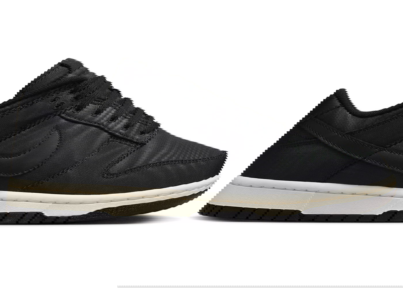 Кецове и обувки Nike Dunk Low Black Canvas Черно | DV7211-001, 0