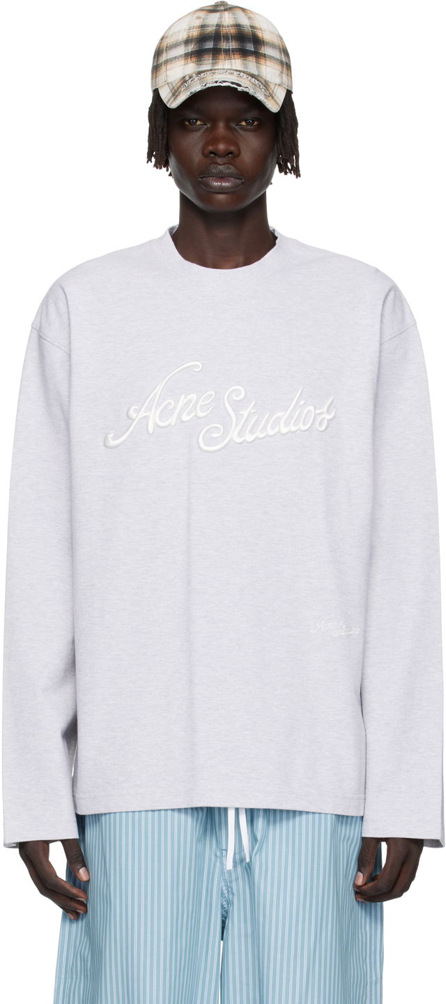Acne Studios Embroidered-Logo T-Shirt