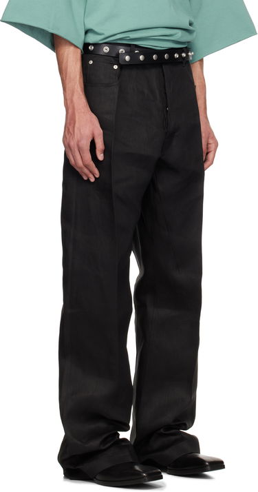 Панталони Rick Owens Rick Owens Hollywood Geth Trousers Черно | RU01E5333 TWL, 1