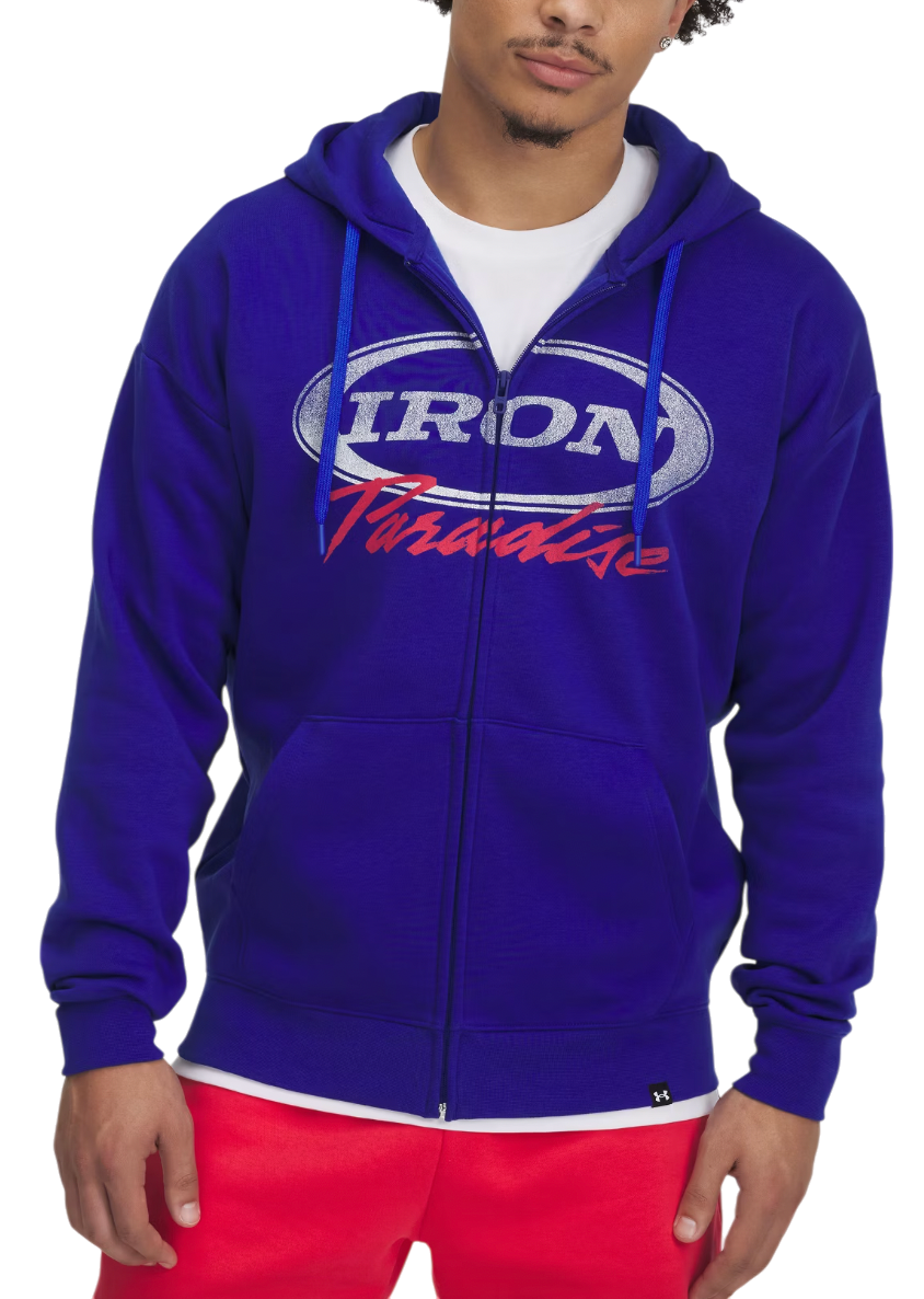 Суитчър Under Armour Under Armour Project Rock Icon Fleece Full-Zip Hoodie Синьо | 1389914-400, 0