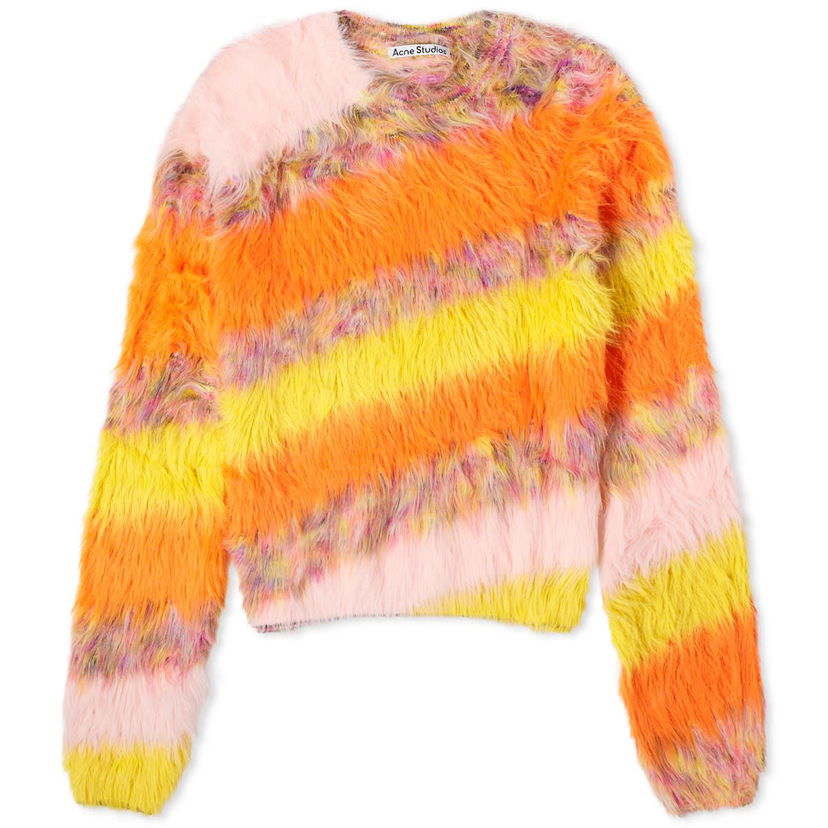 Пуловер Acne Studios Koeur Tourist Fur Jumper Оранжево
 | B60316-CH0