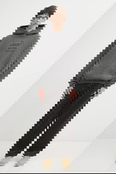 Суитчър Puma Puma x REPRESENT Logo Hoodie Сиво | 632542, 4