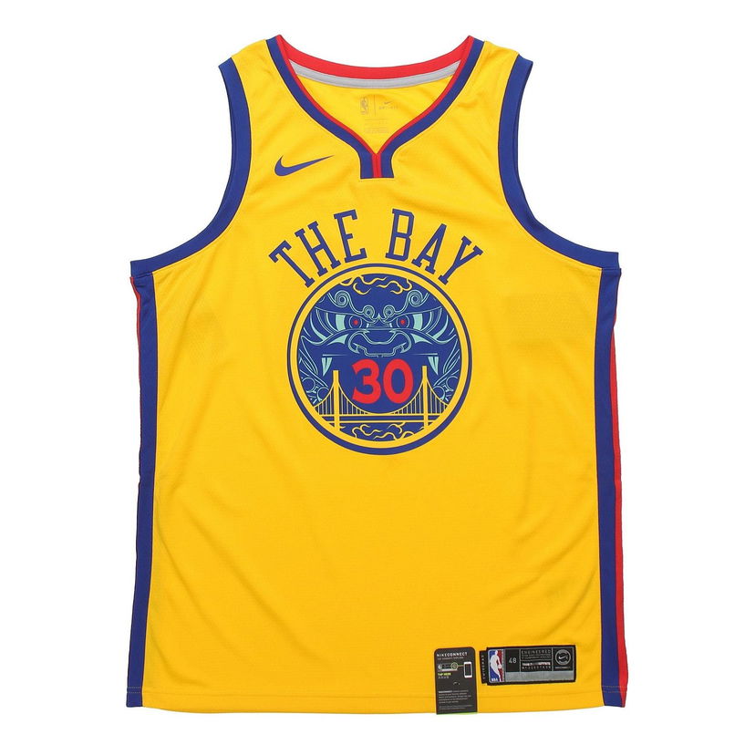 Фланелка Nike NBA Golden State Warriors Stephen Curry Jersey Жълто | 912101-728