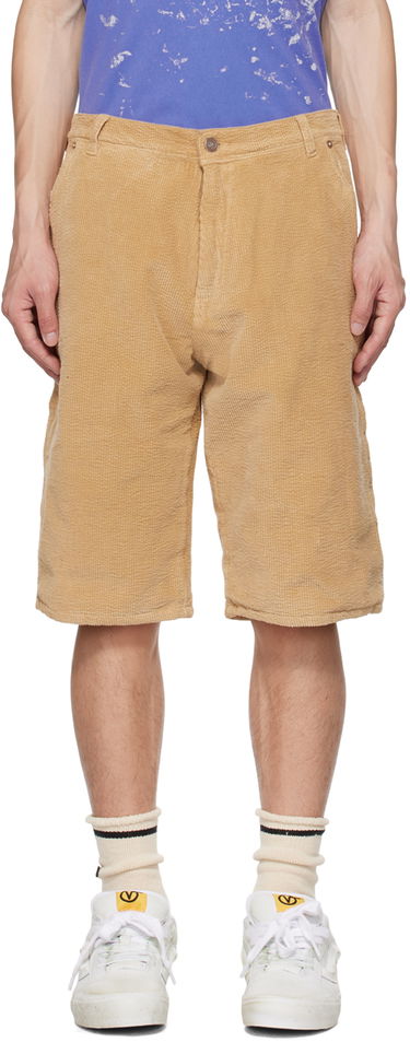 Къси панталони ERL Corduroy Three-Pocket Shorts Бежово | ERL06P006, 0