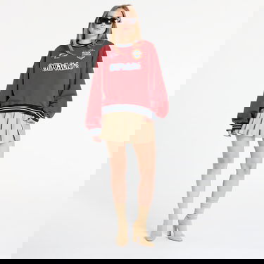 Суитчър Off-White Off-White Sporty Over Crew Sweatshirt Бургунди | OWBA075F25FLE0032610, 4