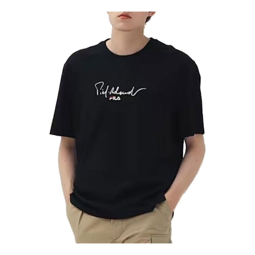 Тениска FILA Sports Breathable Knit Short Sleeve T-Shirt Черно | F11M118102F-BK