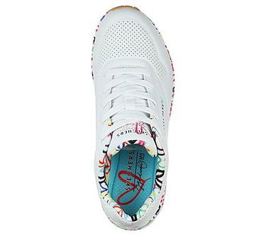 Кецове и обувки Skechers Uno Бежово | 155506-WHT, 2