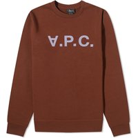 Пуловер A.P.C. VPC Logo Crewneck Кафяво | COFAX-H27378-CAJ, 2