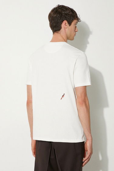 Тениска Paul Smith Paul Smith Bird Application T-Shirt Бяло | M1R.919T.NP4322, 2