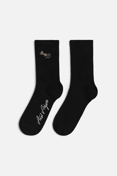 Чорапи AXEL ARIGATO Wes Embroidered Socks Черно | X2245002, 4