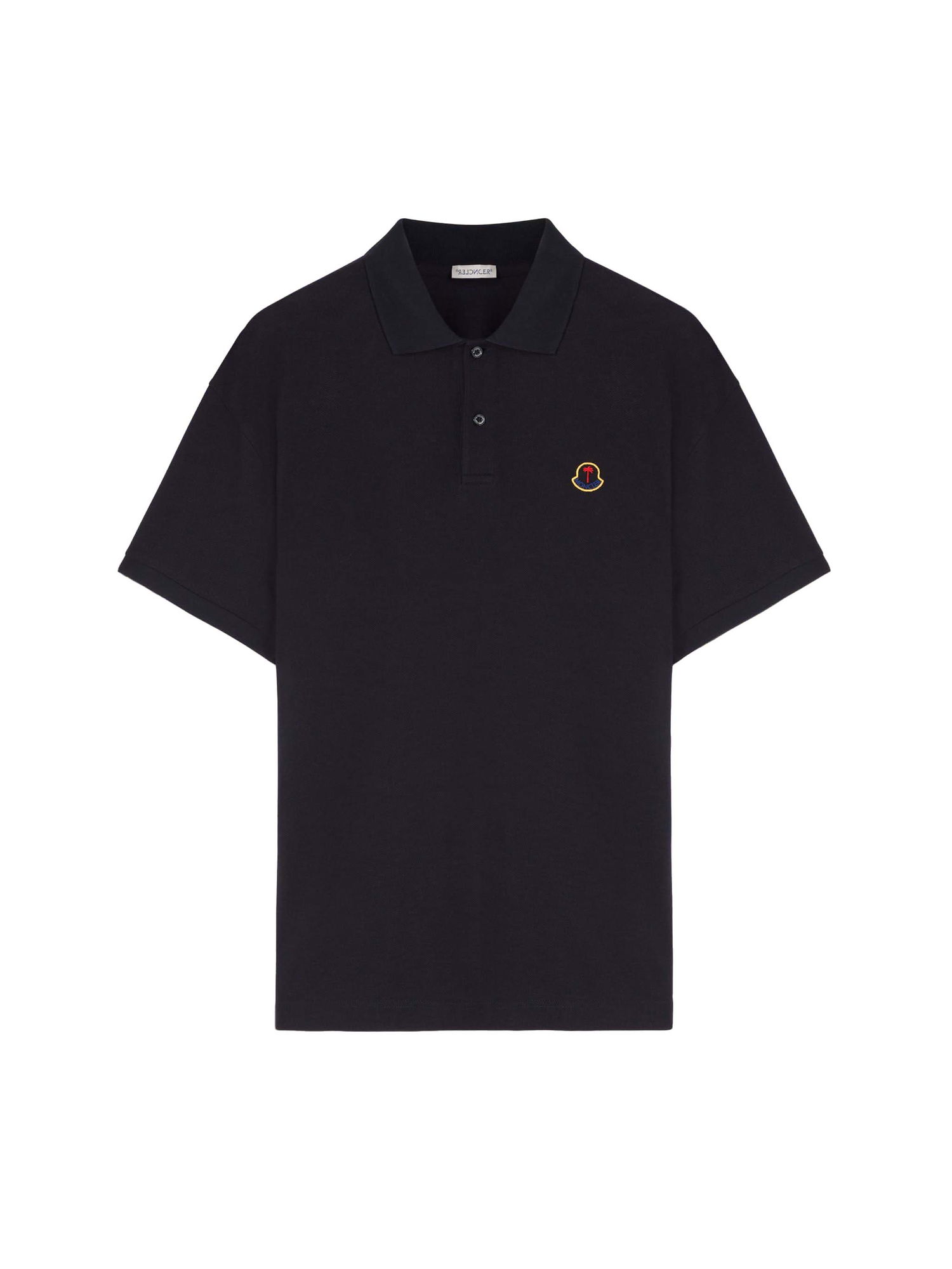 Поло тениска Moncler Palm Angels x Logo Polo Shirt Тъмно синьо | I209L8A00002M3588778 & PMGB023T24FAB0014600, 0