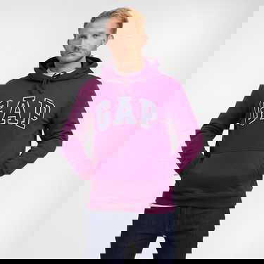 Суитчър GAP Logo Hoodie Бургунди | 796457-00, 0