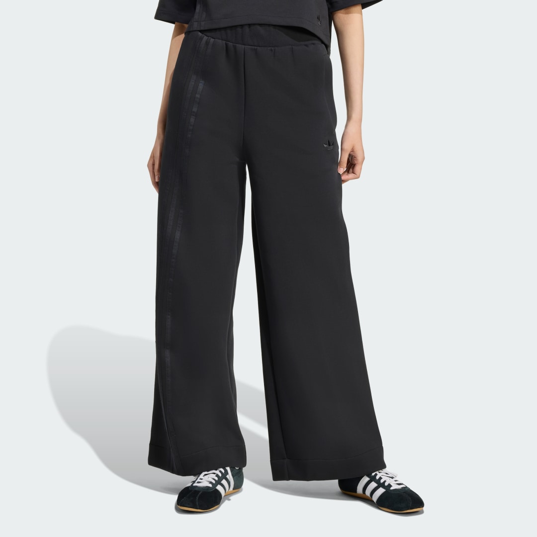 Панталони adidas Performance Off Placed 3-Stripes Wide Leg Pants Черно | JX2733, 0