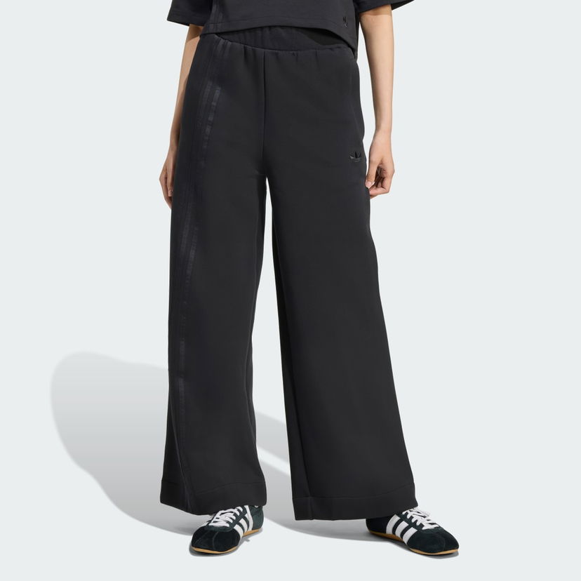 Панталони adidas Performance Off Placed 3-Stripes Wide Leg Pants Черно | JX2733