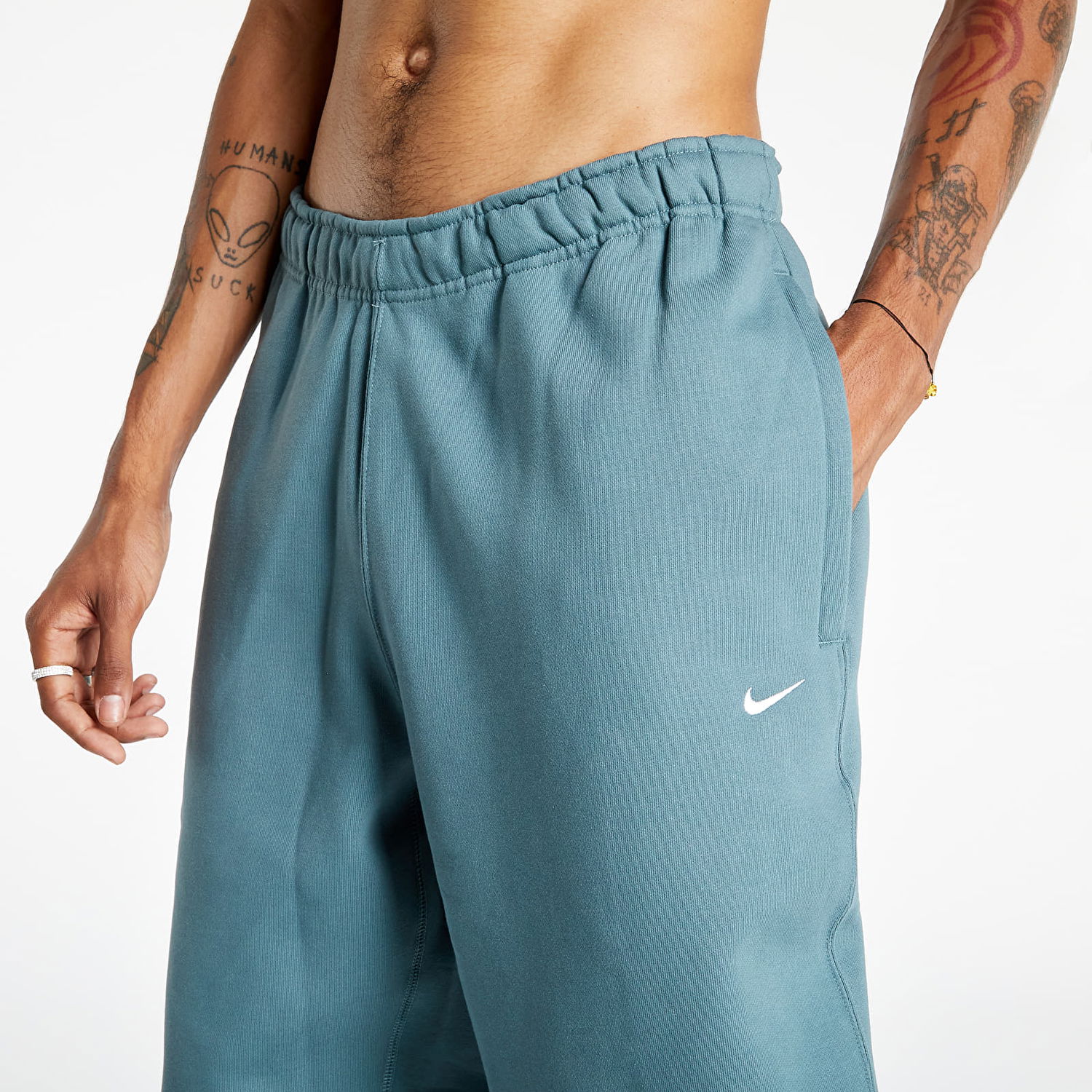 Спортни панталони Nike Lab NRG Solo Swoosh Fleece Pant Синьо | CW5460-387, 1