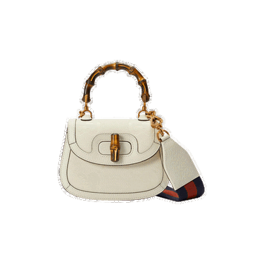 Дамска чанта Gucci Bamboo 1947 Jumbo GG Mini Bag Бежово | 686864 UQLBT 9198, 0