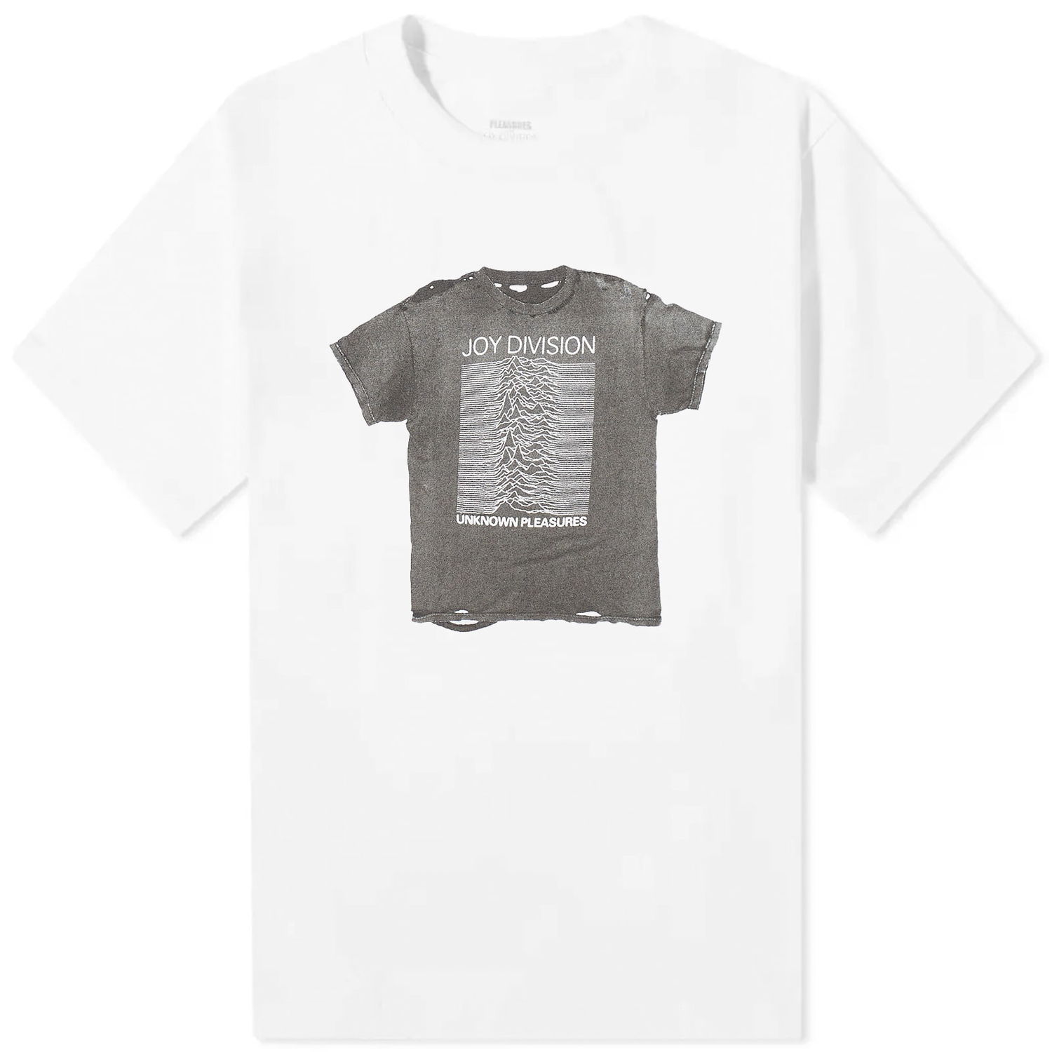Тениска Pleasures Broken In T-Shirt Бяло | P24JD016-WHITE, 0