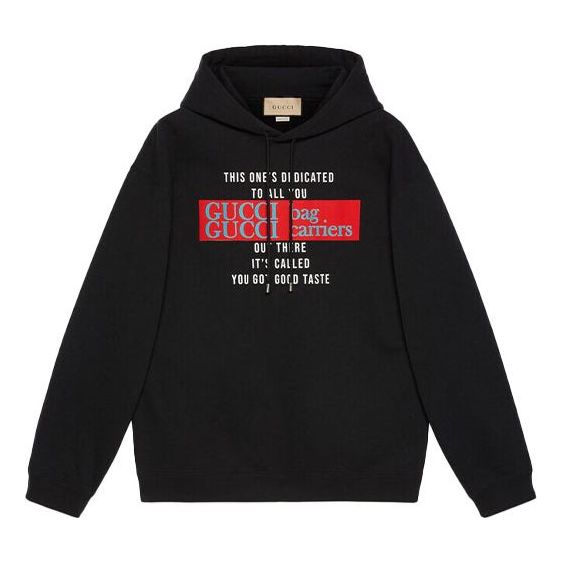 Суитчър Gucci FW21 You Got Good Taste Hoodie Черно | 681220-XJD1D-1152, 0