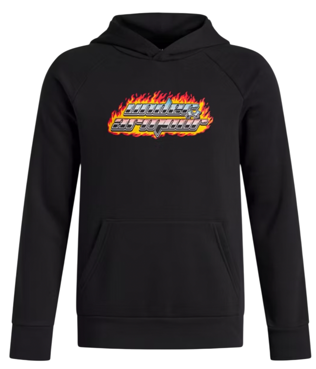 Rival Fleece Flaming Wordmark Hoodie