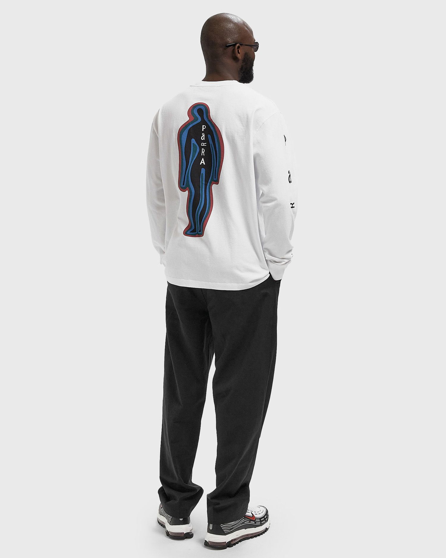 Тениска By Parra Hotel Graphic Long Sleeve T-Shirt Бяло | 54220, 1