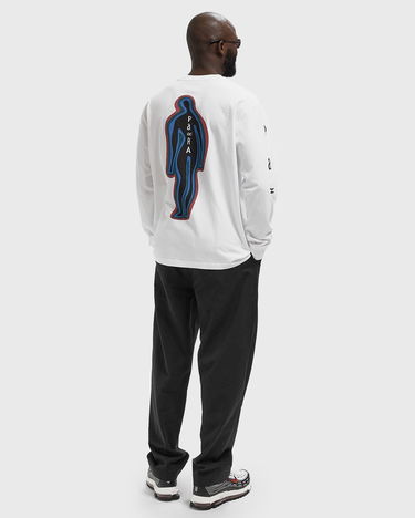 Тениска By Parra Hotel Graphic Long Sleeve T-Shirt Бяло | 54220, 1