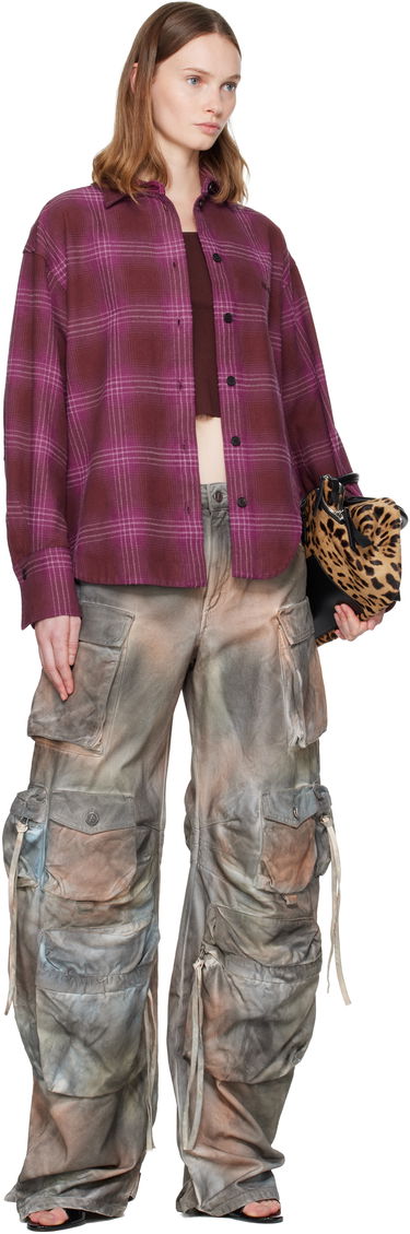 Карго панталони The Attico Fern Distressed Wide-Leg Cargo Jeans Многоцветен | 251WCP00084 DDD109TR, 3