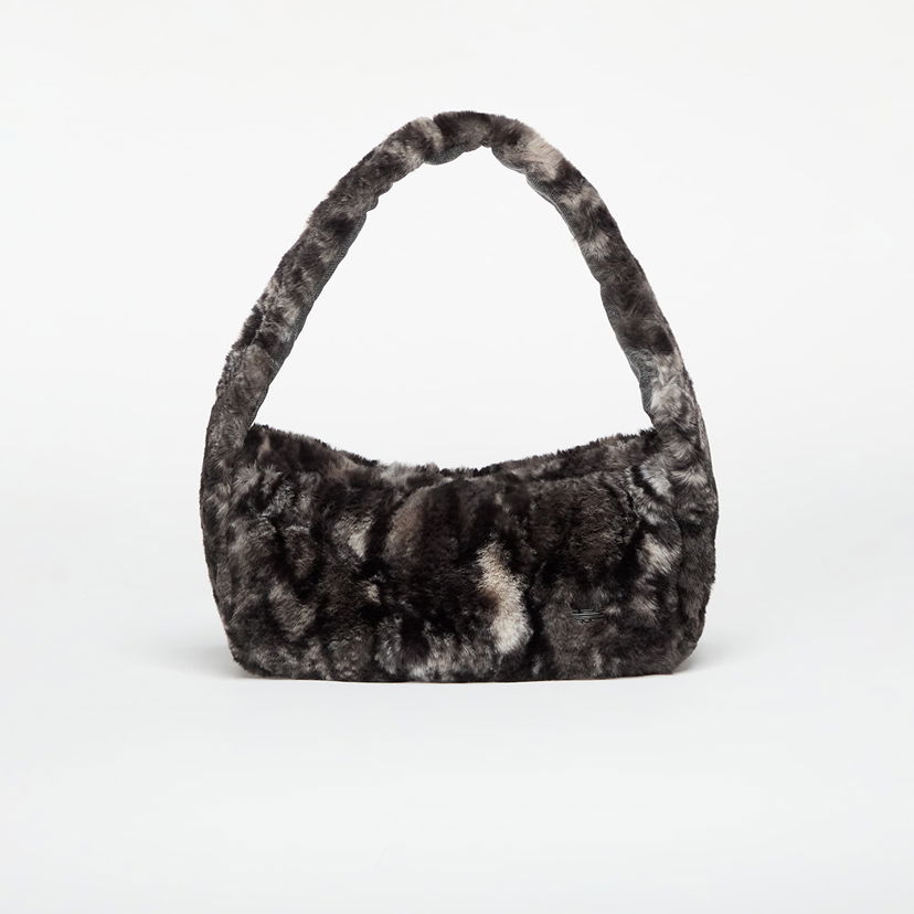 Чанта през рамо adidas Originals Small Faux Fur Shoulder Bag Сиво | JY2569