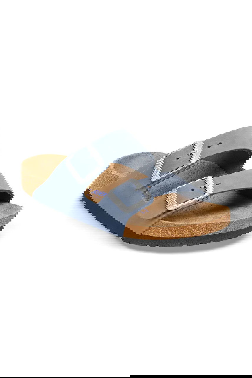 Кецове и обувки Birkenstock Birkenstock Arizona Leather Slides Синьо | 1030864, 1