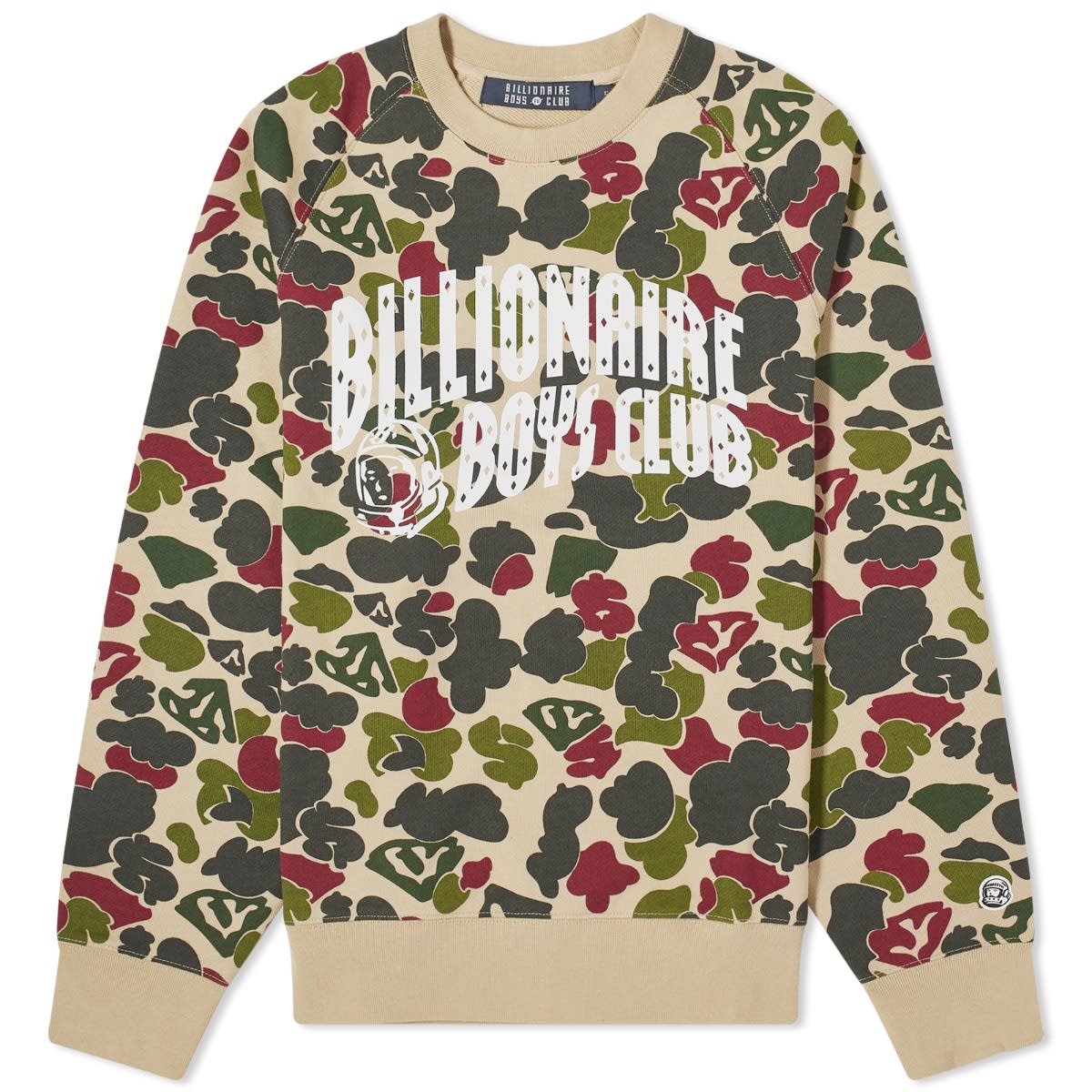 Суитчър BILLIONAIRE BOYS CLUB Duck Camo Crew Sweat "Multi Camo" Многоцветен | B23450-MLT, 0