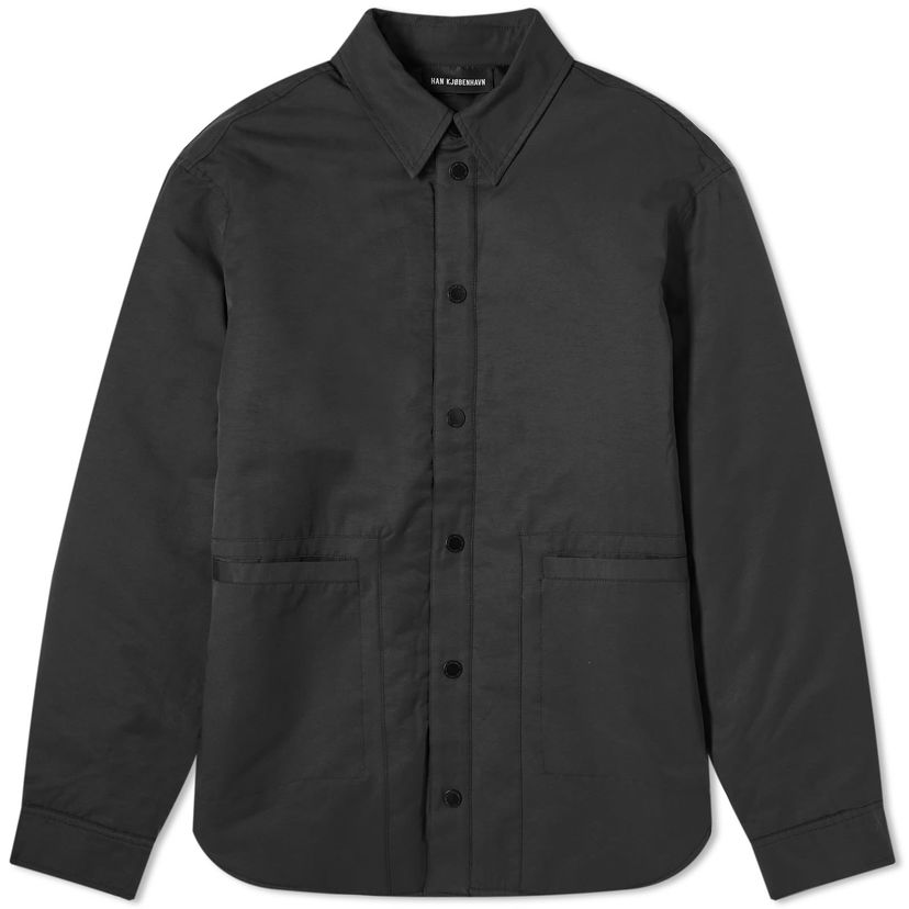 Риза Han Kjøbenhavn Han Kjobenhavn Padded Overshirt Черно | M-133673-BLK