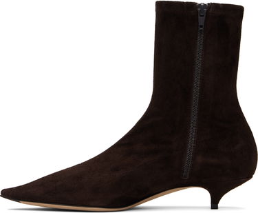 Кецове и обувки The Row Black Liisa Boots Черно | F1545-S11, 2