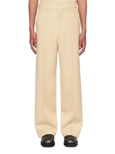 Панталони AMI Large Fit Trousers Бежово | UTR403.WV0004