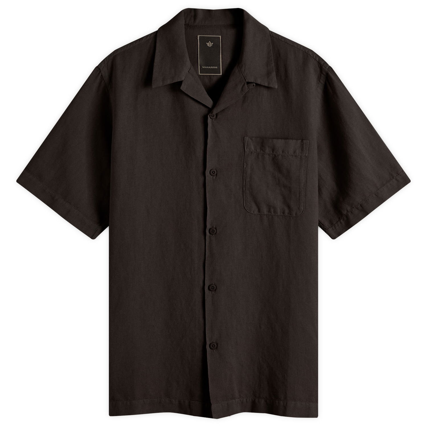 Риза Maharishi Maharishi Hemp Vacation Shirt, Size Large Черно | 5211-BLK, 1