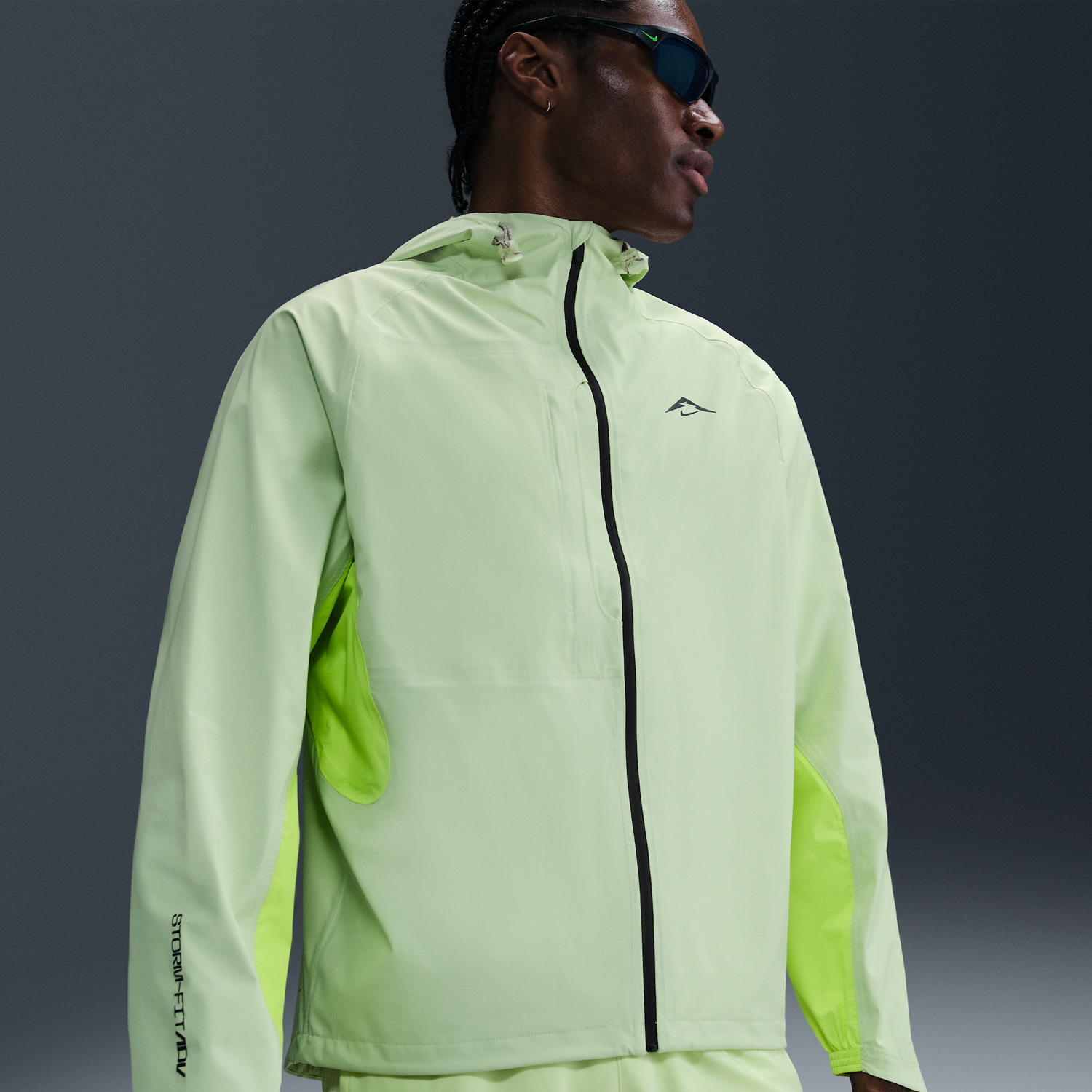 Ветровка Nike Cosmic Peaks Storm-FIT ADV Running Jacket Зелено | FZ1084-701, 1