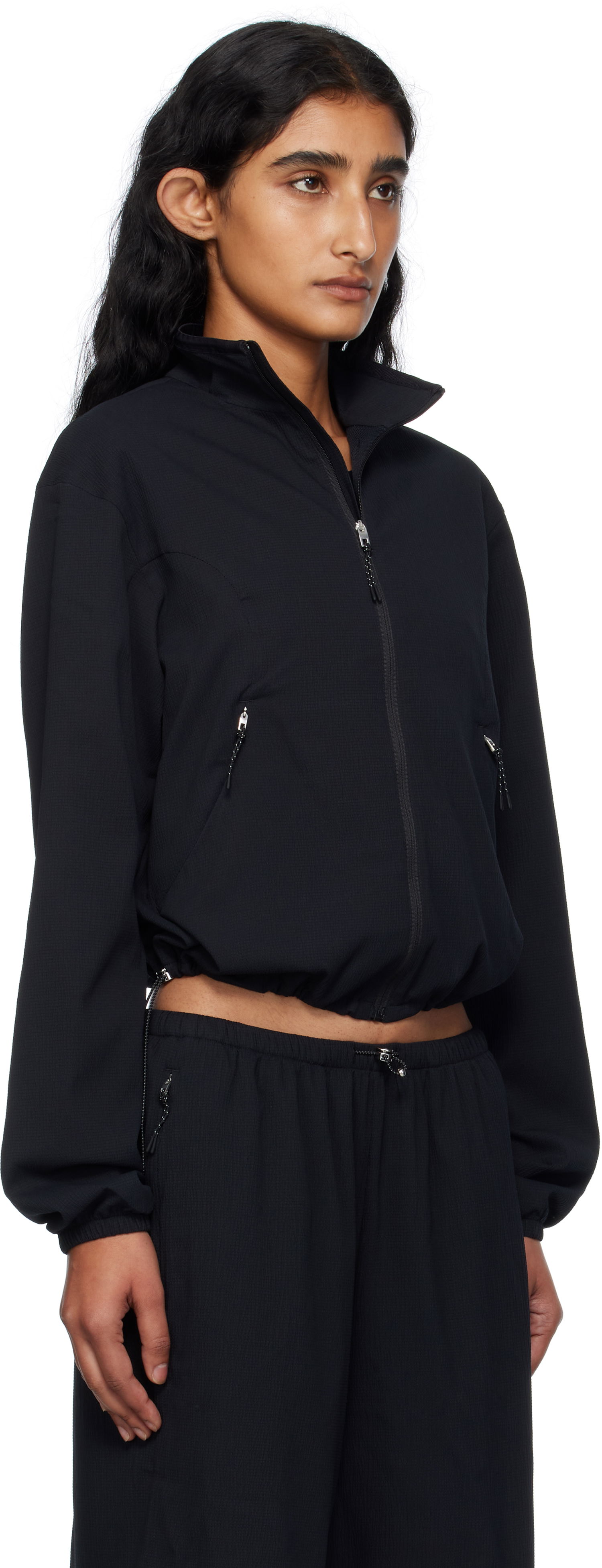 Яке On Running Zendaya Edition Cropped Track Jacket Черно | 1WF31100553, 1