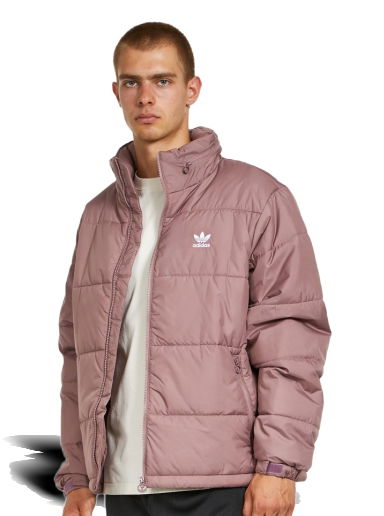 Пухо яке adidas Originals Padded Essential Puffer Jacket Бургунди | HL9191