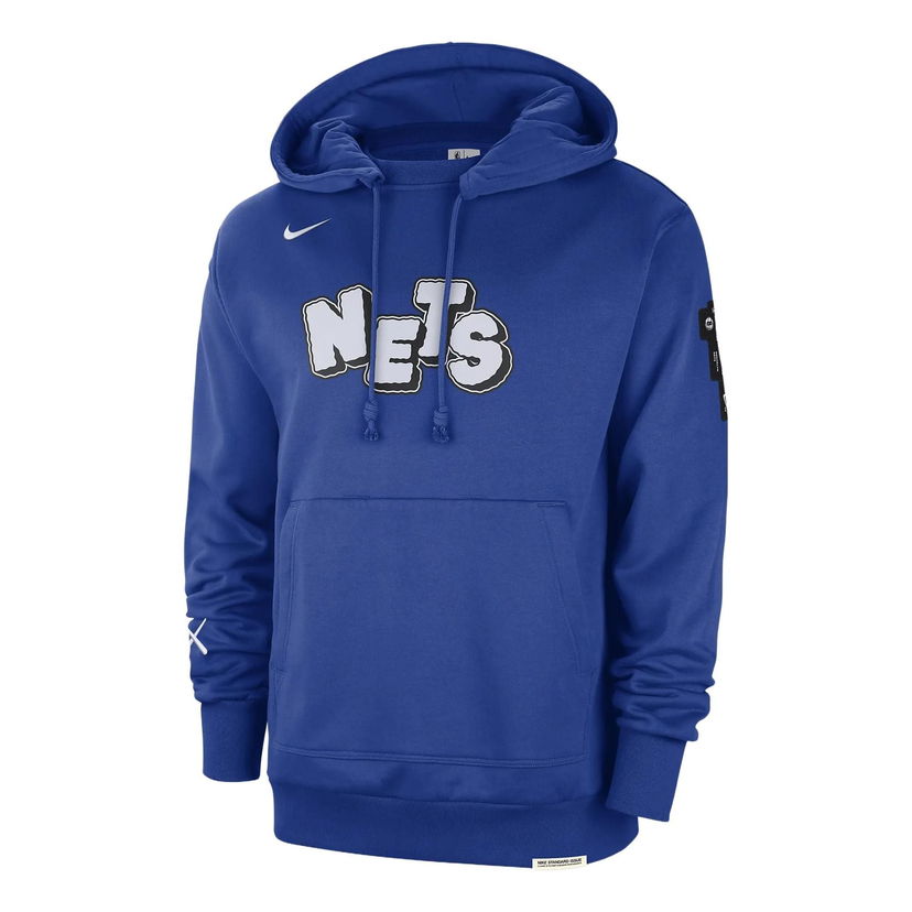 Суитчър Nike Kaws X Brooklyn Nets City Edition Hoodie Синьо | FB4441-495