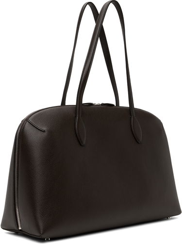 Голяма пазарска чанта TOTEME TOTEME Grained-Leather Day Tote Кафяво | 252-WAL0082-LE0139, 2